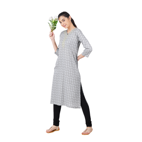 Dress with Running Stitch
