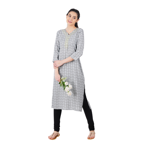 Dress with Running Stitch