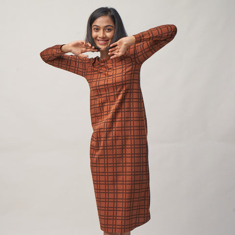 Knee Length Shift Dress