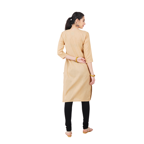 Kurta with Lapel Neckline