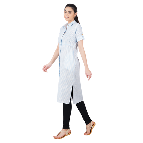 Shirt Tunic with CF Concealed Placket