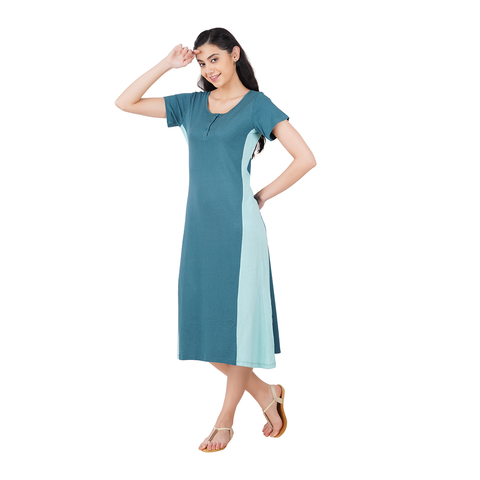 3 Panel Colour Blocked Nighty