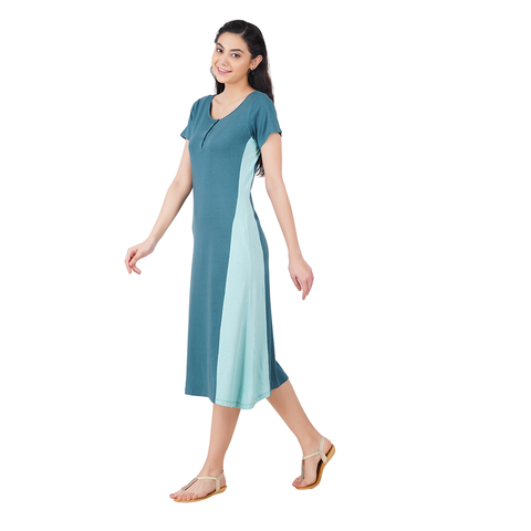3 Panel Colour Blocked Nighty