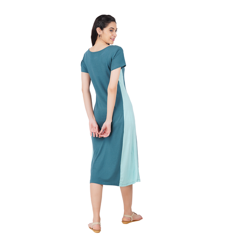 3 Panel Colour Blocked Nighty