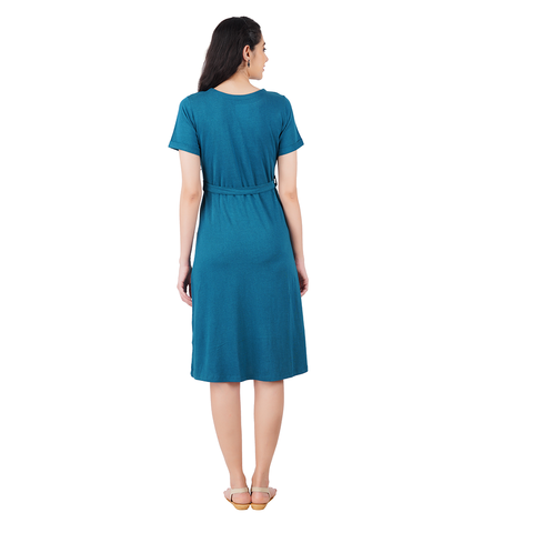 Tunic with Waist Fabric Belt