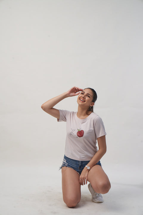 Fruit Printed Crop Top